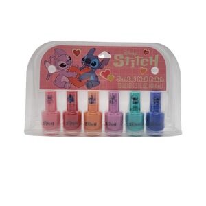 Disney Stitch Scented Nail Polish Set 6 Pack Multi Color by Taste Beauty NEW
